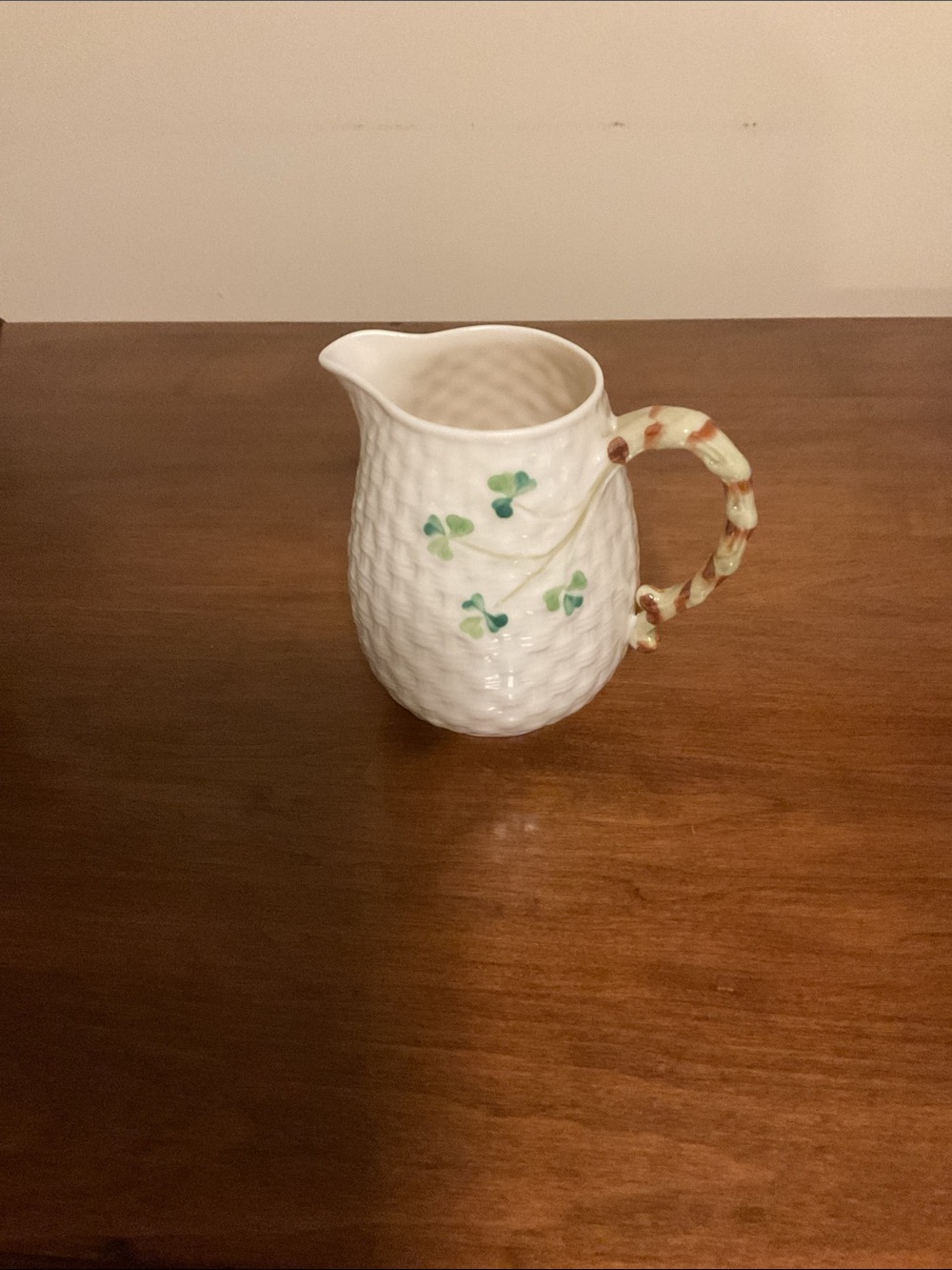 Belleek pitcher